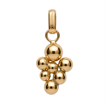 Christina Jewelry & Watches Bubbles hänge i förgyllt silver